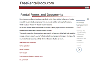 Tablet Screenshot of freerentaldocs.com